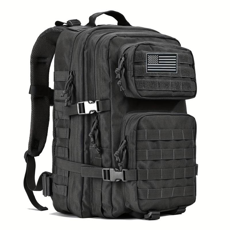 Large Capacity Tactical Backpack With Molle Straps For - Temu